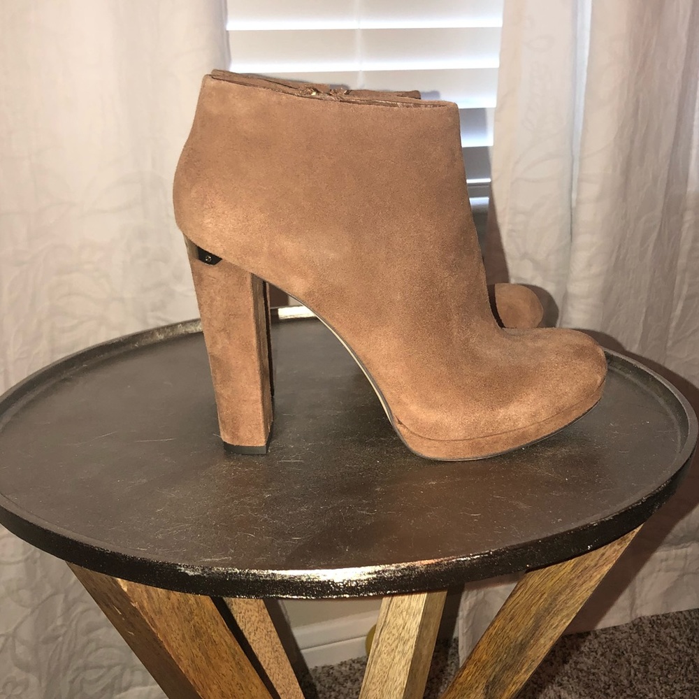 Michael Kors Brown Haven Booties